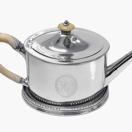 Hester Bateman Georgian Silver Teapot and stand London 1788 SOLD